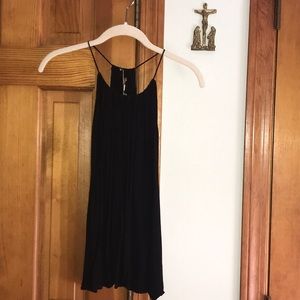 Black tank top blouse